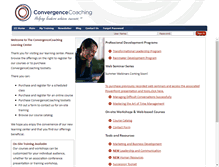 Tablet Screenshot of convergencelearning.com